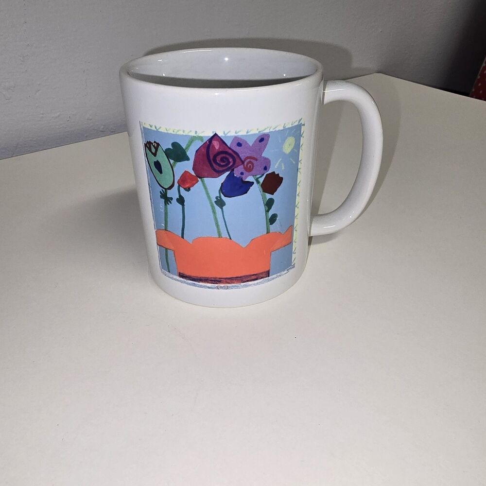 Coffee Cup Flower Mug